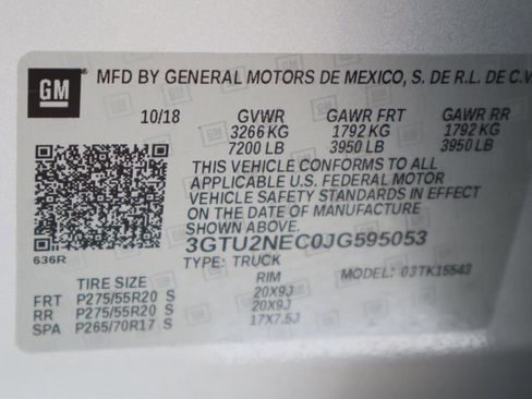 Used 2018 GMC Sierra 1500 SLT w/ SLT Premium Package image 34