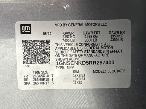 Used 2024 Chevrolet Tahoe LT w/ Max Trailering Package RWD image 16