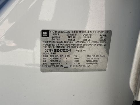 Used 2016 Cadillac SRX Luxury w/ Driver Awareness Package FWD image 29