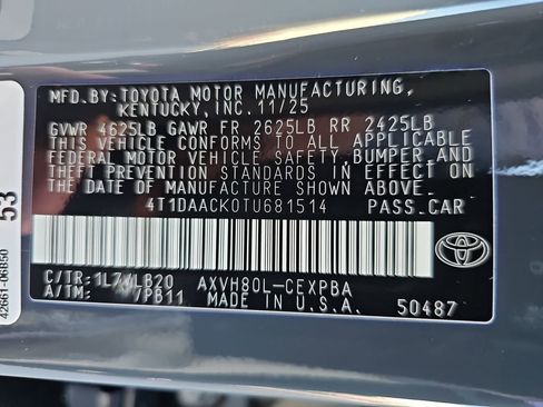 Certified 2026 Toyota Camry XSE FWD image 23