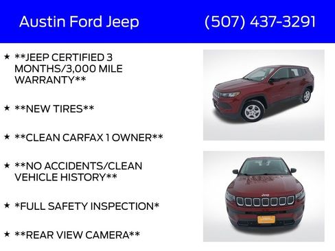 Certified 2022 Jeep Compass Sport image 5