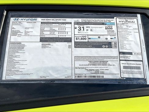 New 2026 Hyundai Kona SEL Sport image 14
