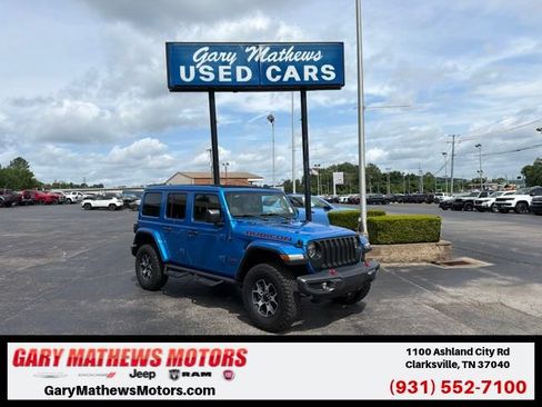 Used 2022 Jeep Wrangler Unlimited Rubicon w/ LED Lighting Group AWD/4WD image 1