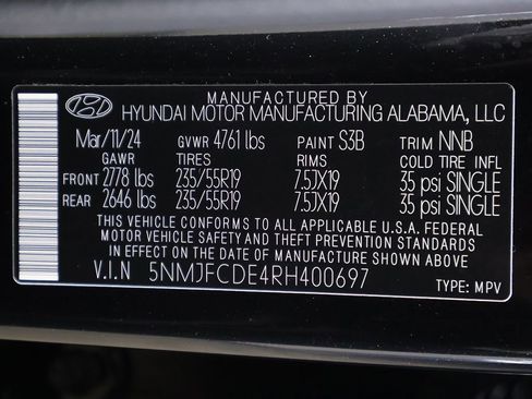 Certified 2024 Hyundai Tucson SEL w/ Convenience Package image 46