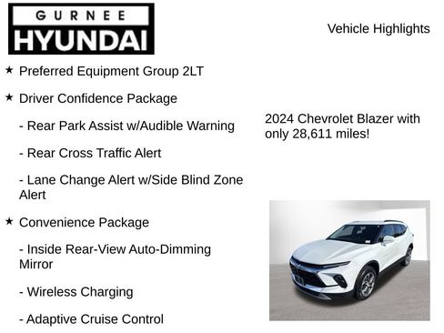 Used 2024 Chevrolet Blazer LT w/ Convenience Package FWD image 7