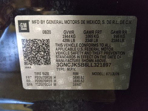 Used 2020 Chevrolet Trax LS FWD image 33