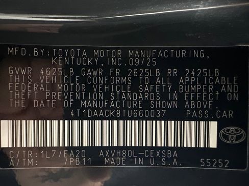 Used 2026 Toyota Camry SE FWD image 11