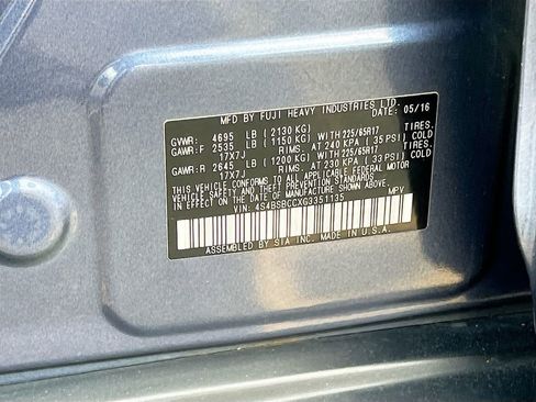 Used 2016 Subaru Outback 2.5i Premium image 29