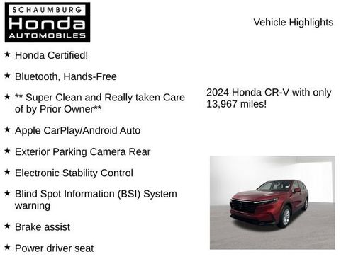 Certified 2024 Honda CR-V EX image 14