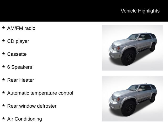 Used 2001 Toyota 4Runner Limited AWD/4WD image 8