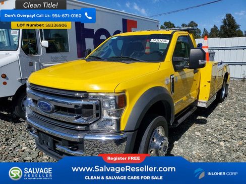Used 2021 Ford F550 2WD Regular Cab Super Duty image 1