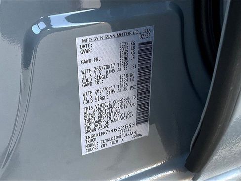 New 2025 Nissan Frontier PRO-4X image 11