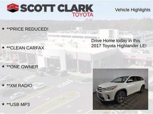 Used 2017 Toyota Highlander LE FWD image 7