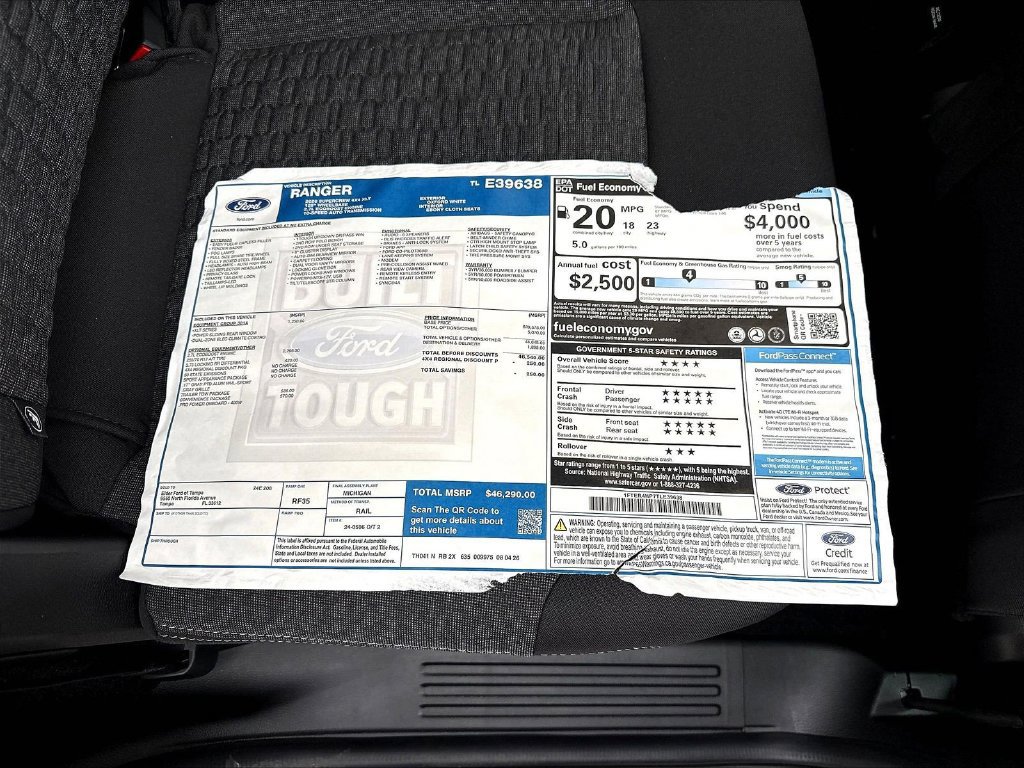 New 2026 Ford Ranger XLT w/ Equipment Group 301A High AWD/4WD image 17