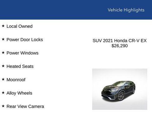 Used 2021 Honda CR-V EX image 2