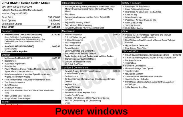Used 2024 BMW M340i w/ Driving Assistance Package RWD image 42
