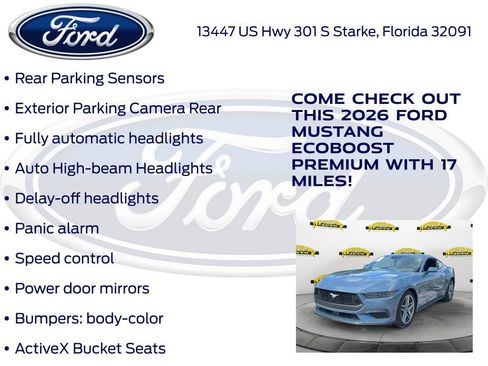 New 2026 Ford Mustang Premium RWD image 30