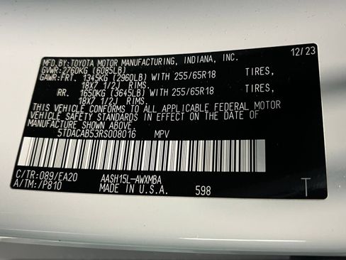 Used 2024 Toyota Grand Highlander AWD Hybrid image 19
