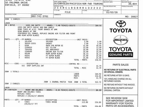 Used 2024 Chrysler Pacifica Touring-L image 12