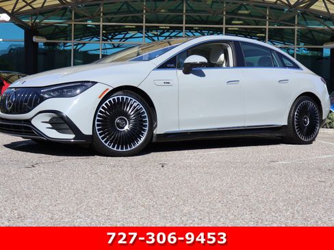 Certified 2023 Mercedes-Benz EQE AMG 4MATIC Sedan w/ Pinnacle Trim Package image 1