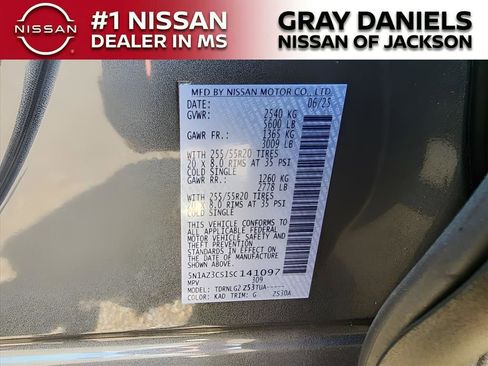 New 2025 Nissan Murano SL w/ Cargo Package image 21