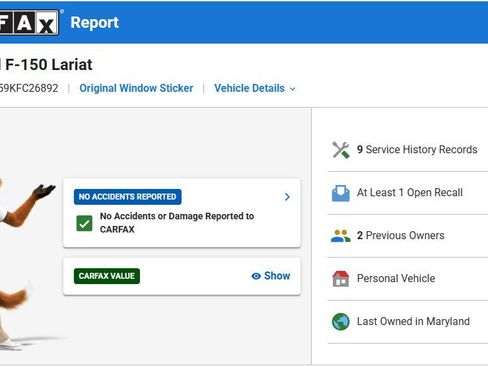 Used 2019 Ford F150 Lariat w/ Equipment Group 502A Luxury AWD/4WD image 9