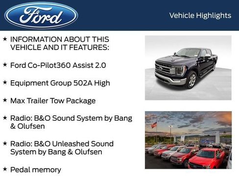 Used 2023 Ford F150 Lariat w/ Equipment Group 502A High AWD/4WD image 5