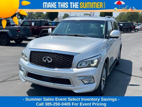 Used 2015 INFINITI QX80 4WD w/ Driver's Assistance Package image 2