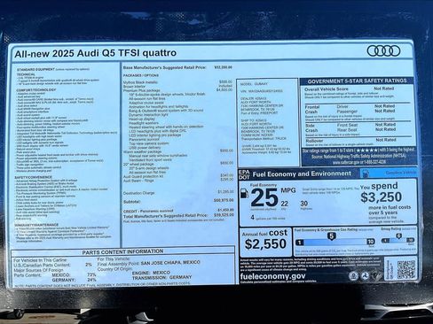 Used 2025 Audi Q5 Premium Plus w/ Premium Plus AWD/4WD image 16