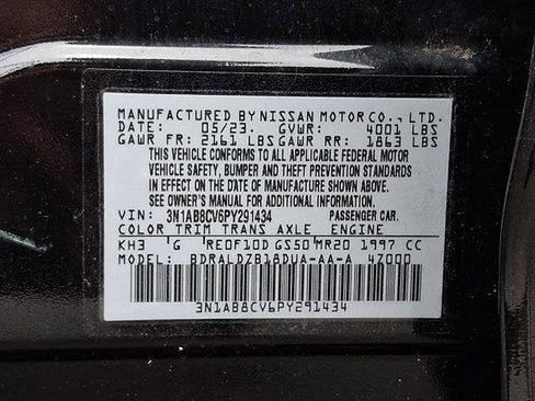 Certified 2023 Nissan Sentra SV FWD image 26