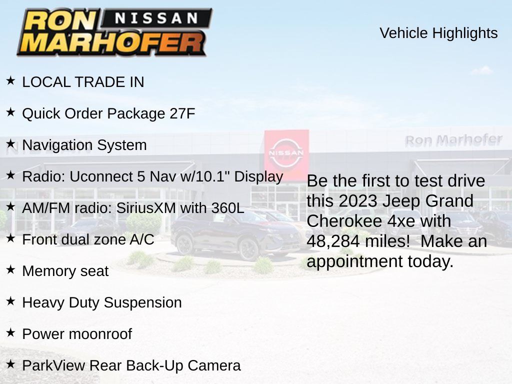 Used 2023 Jeep Grand Cherokee 4WD 4xe image 2
