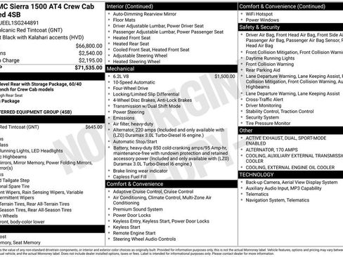 Used 2025 GMC Sierra 1500 AT4 AWD/4WD image 10