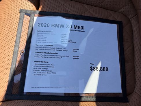 Certified 2026 BMW X5 M60i AWD/4WD image 18