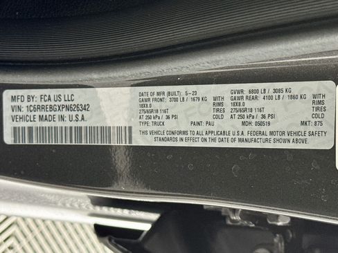 Used 2023 RAM 1500 Big Horn RWD image 38
