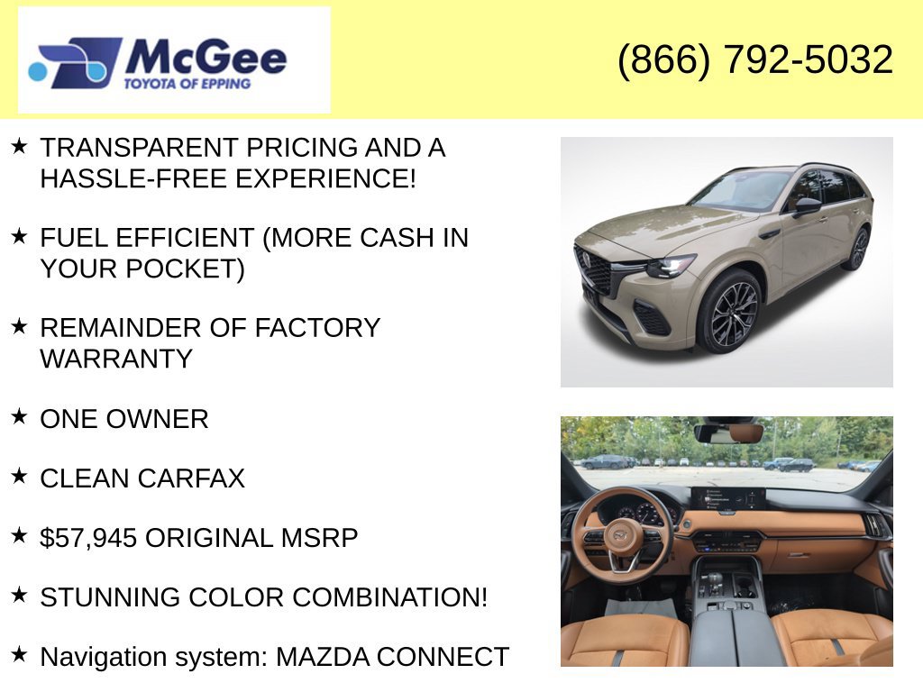 Used 2025 MAZDA CX-70 3.3 Turbo S w/ Premium Plus AWD/4WD image 4