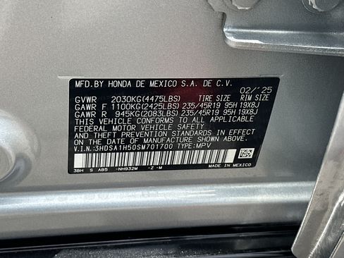 Certified 2025 Acura ADX A-Spec FWD image 38