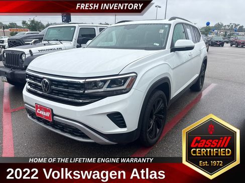 Used 2022 Volkswagen Atlas SE AWD/4WD image 1