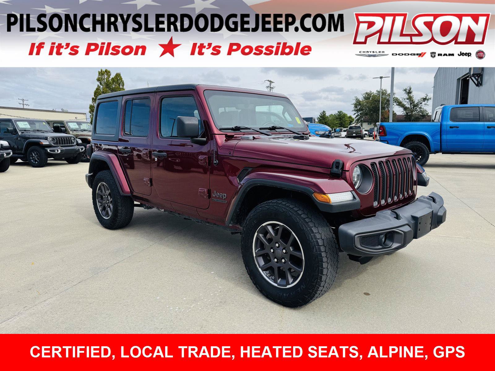 Used 2021 Jeep Wrangler Unlimited Sport AWD/4WD image 1