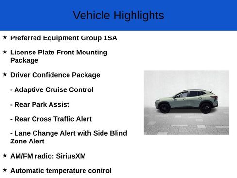 New 2026 Chevrolet Trax ACTIV w/ Driver Confidence Package FWD image 2