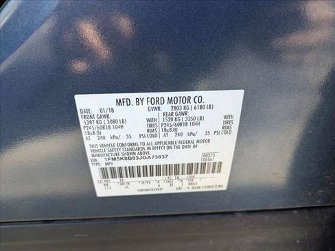 Used 2018 Ford Explorer 4WD image 17