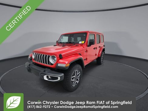 Certified 2025 Jeep Wrangler Unlimited Sahara AWD/4WD image 4