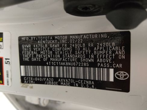 Used 2022 Toyota Camry LE image 33