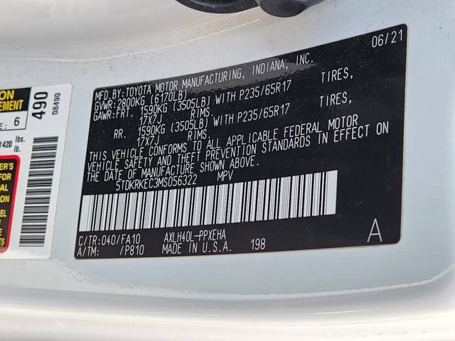 Used 2021 Toyota Sienna LE FWD image 35