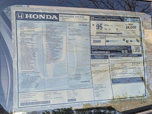 New 2026 Honda Prologue Elite image 18