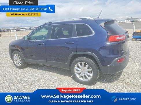 Used 2014 Jeep Cherokee Limited w/ Technology Group AWD/4WD image 3