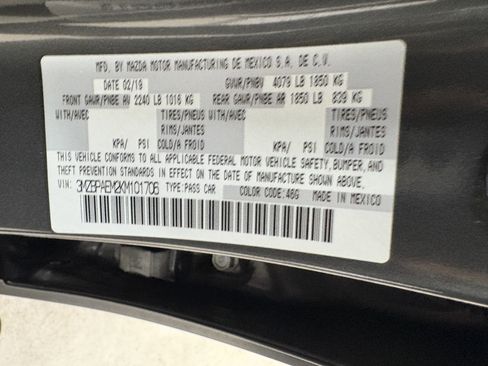 Used 2019 MAZDA MAZDA3 Sedan w/ Premium Package image 38