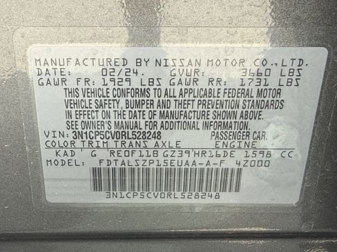Used 2024 Nissan Kicks SV w/ Exterior Package FWD image 34
