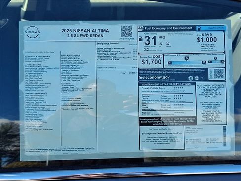 New 2025 Nissan Altima 2.5 SL image 11