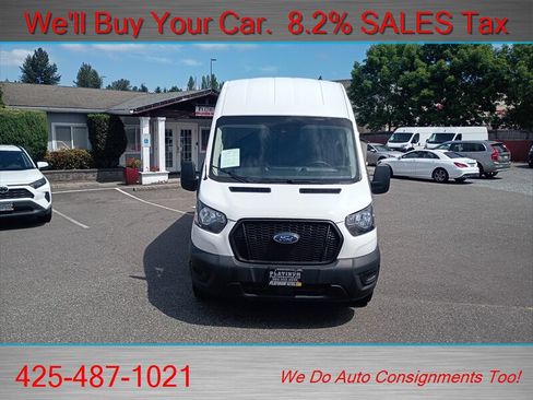 Used 2023 Ford Transit 250 148 High Roof Extended AWD image 2