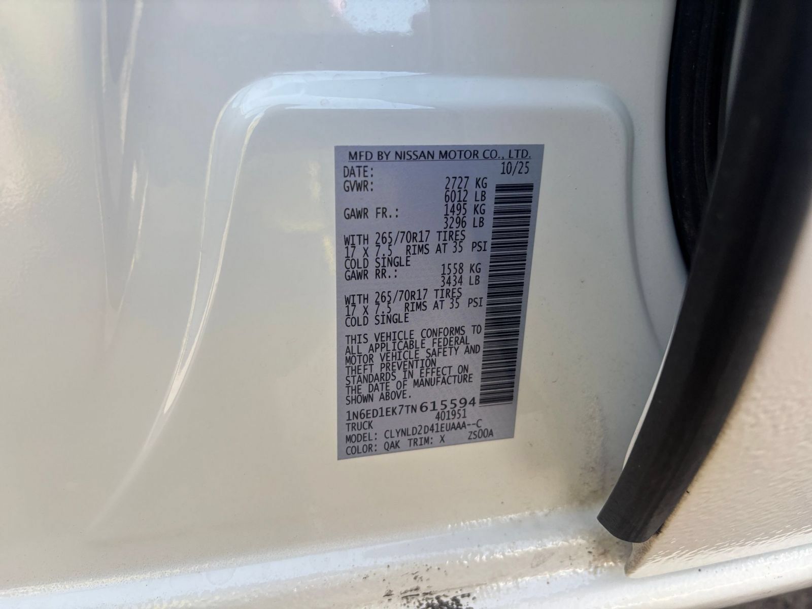 Used 2026 Nissan Frontier PRO-4X AWD/4WD image 28